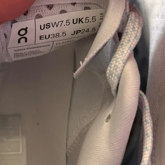 New On Cloudmonster Sneakers Frost Wash Blue Free People - Picture 8 of 8